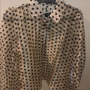 Nasty Gal organza blouse